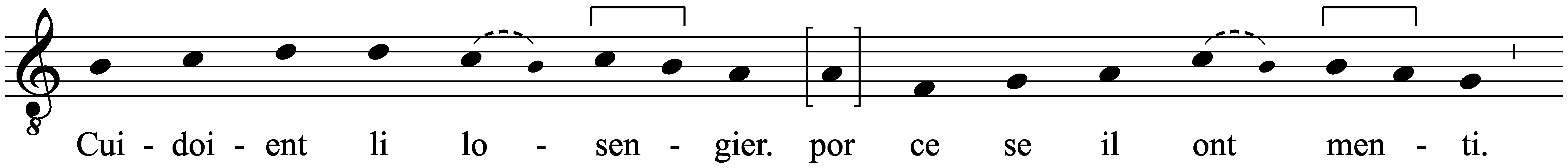 Work musical notation